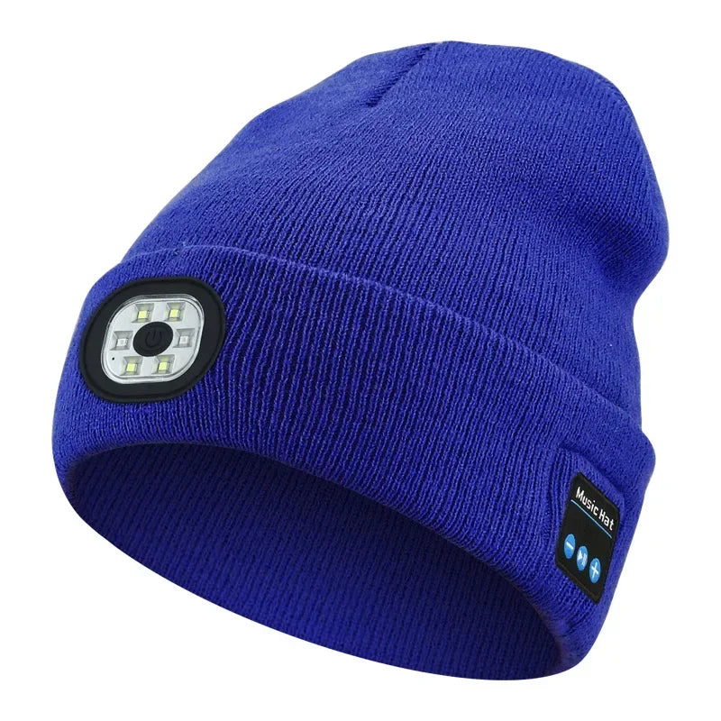 Last Day 49% OFF🔥Bluetooth Beanie with LED Headlight and Removable Speakers