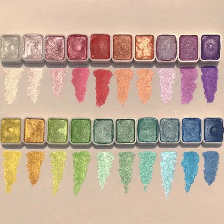 ๐2025 Pigment Sales Champion-Starry Night Pearl Watercolor Paint