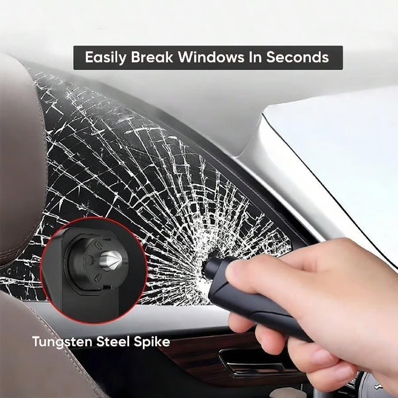 Automotive Escape Tools Window Breaker & Seatbelt Cutter