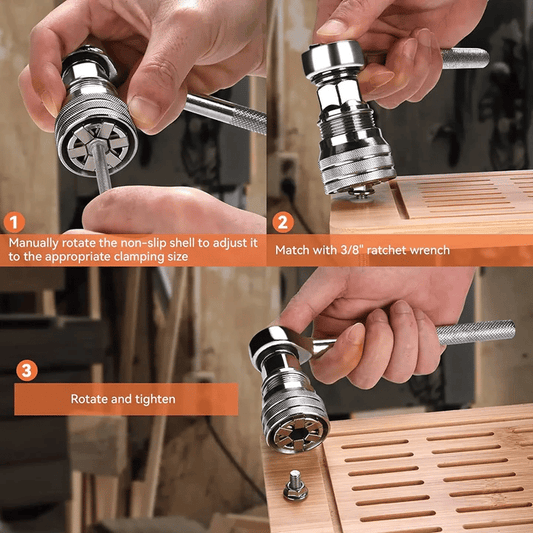Universal Socket Wrench Tool 🧰 — Fits Nuts, Bolts & Odd Shapes