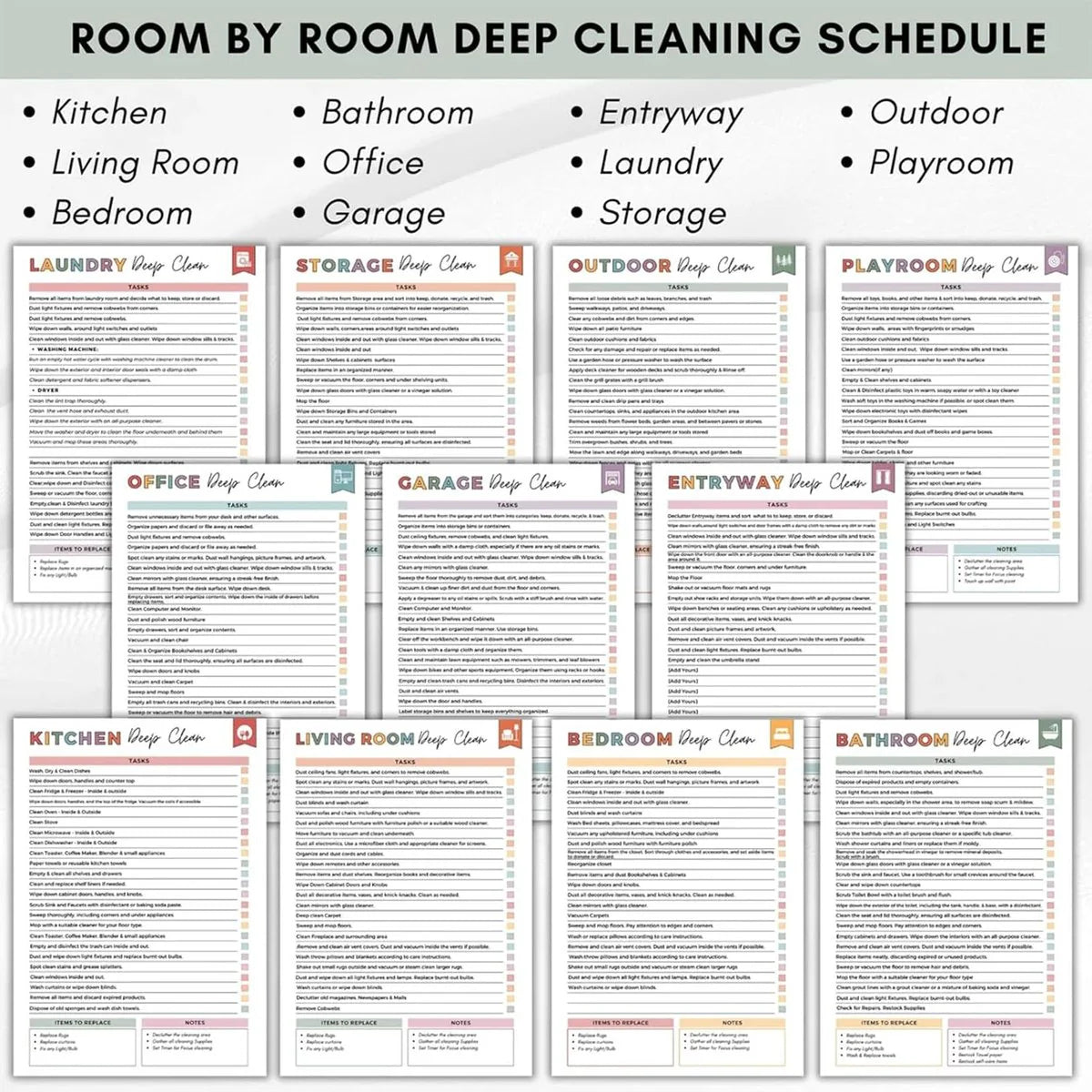 💕Cleaning & Organizing Toolkit