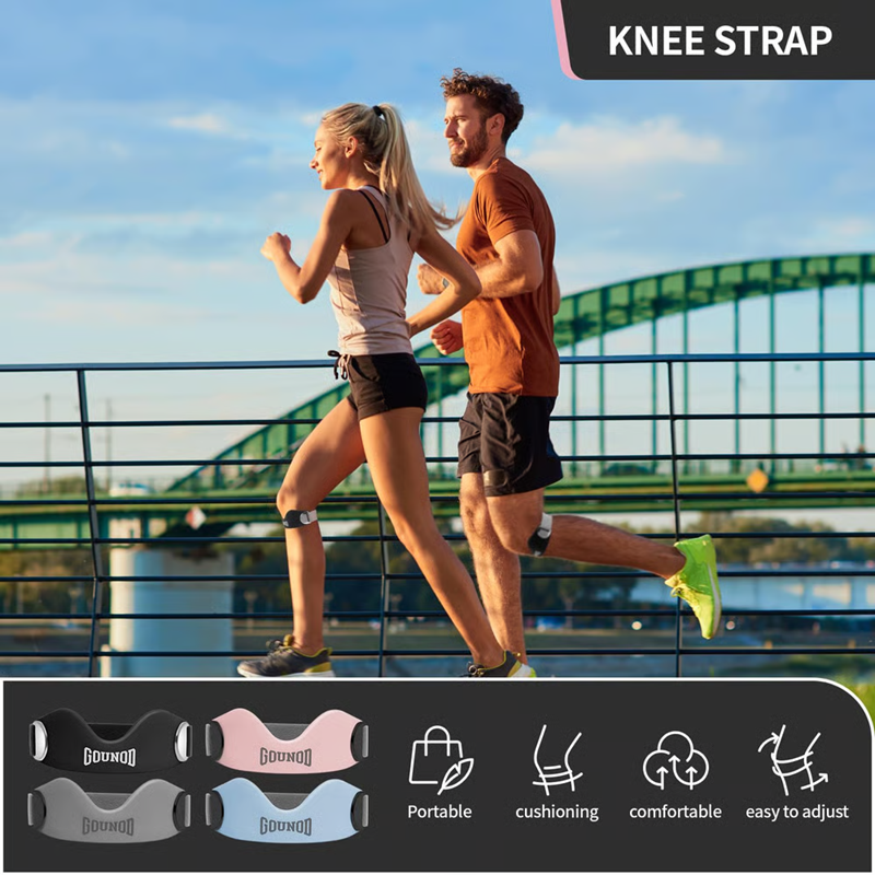 πββοΈ Silicone Patella Knee Strap for Knee Pain Relief β Adjustable Brace for Women & Men