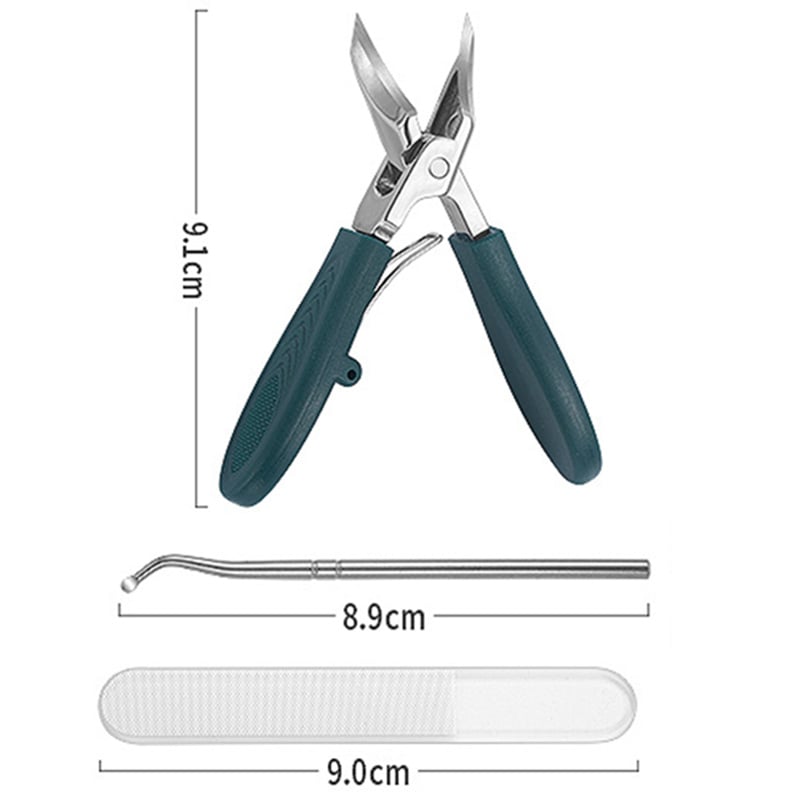 Eagle Beak Nail Clippers Set – Trim Thick Nails & Tricky Edges More Easily