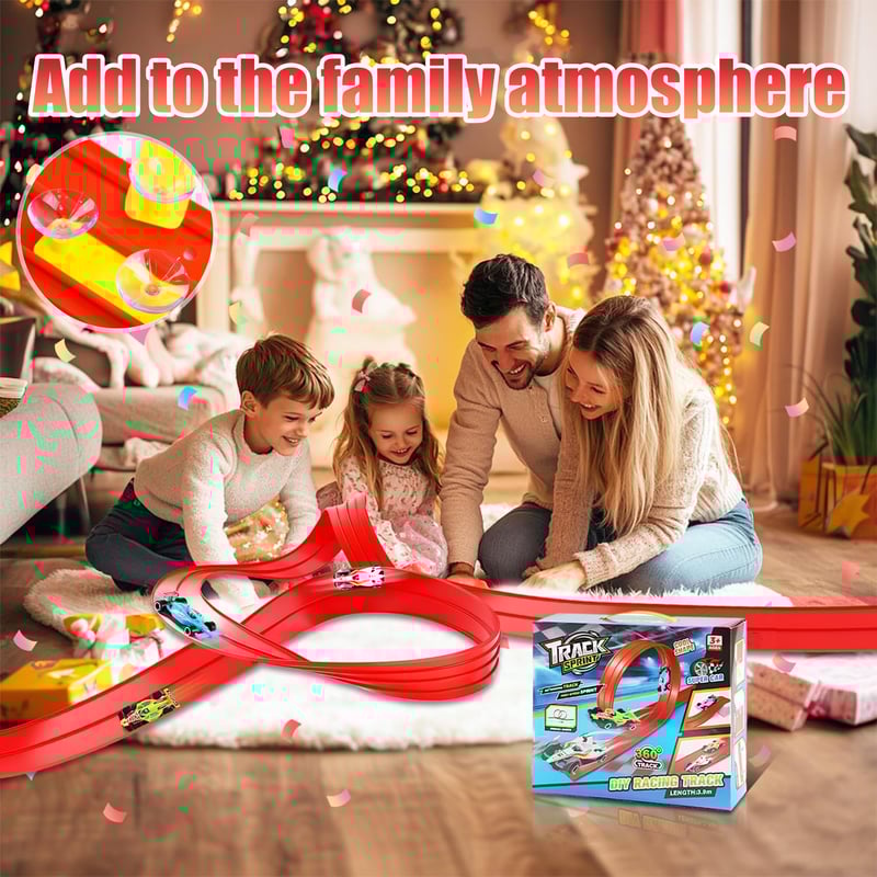 ππ 2025 Christmas Surprise Gift: DIY Flexible Racing Track Toy πβ¨