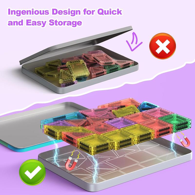 đLast Day Special 49% OFFâMini Magnetic Tiles Building Blocks