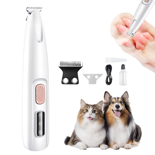Rechargeable Pet Hair Trimmer Kit