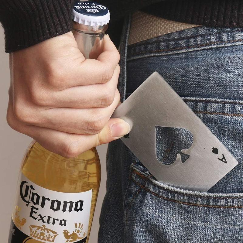 🔥Last Day 49% OFF♠️Ace of Spades Poker Card Bottle Opener