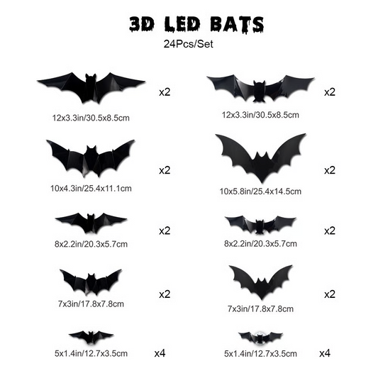 Halloween Special 49% OFF 🔥3D Night Light Bat Halloween Decoration