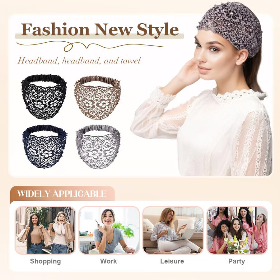 Bohemian Elastic Hollow Rhinestone Headband