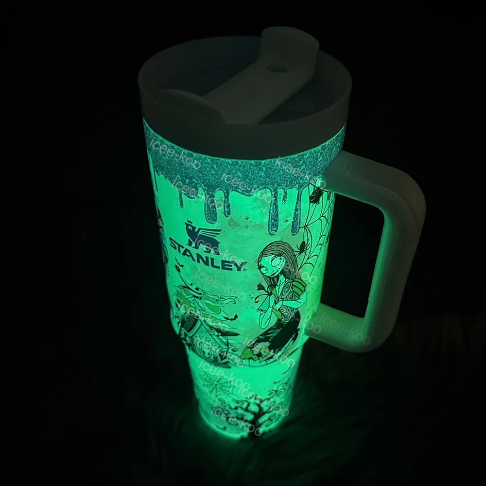 🔥Halloween Limited-Time Sale 49% OFF💀Sally x Jack Skellington 40oz Tumbler ✨