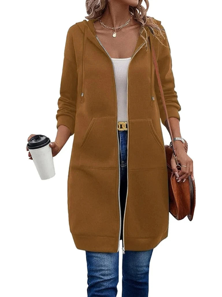 This Week Only!🔥Women Casual Zip up Fleece Hoodies