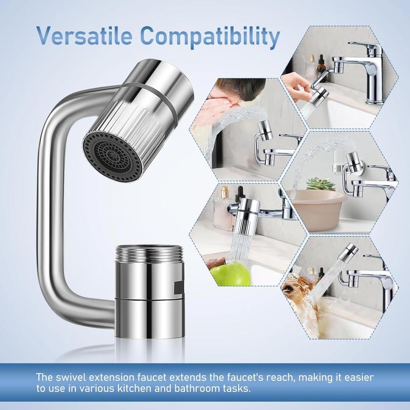 Last Day 49% OFF🔥The newly enhanced 360° swivel faucet extender