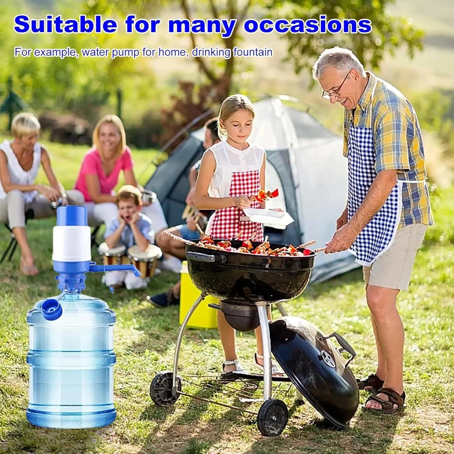 3 & 5 Gallon Water Jug Caps (5PCS) ๐ Leak-Free, Non-Spill Replacement Lids