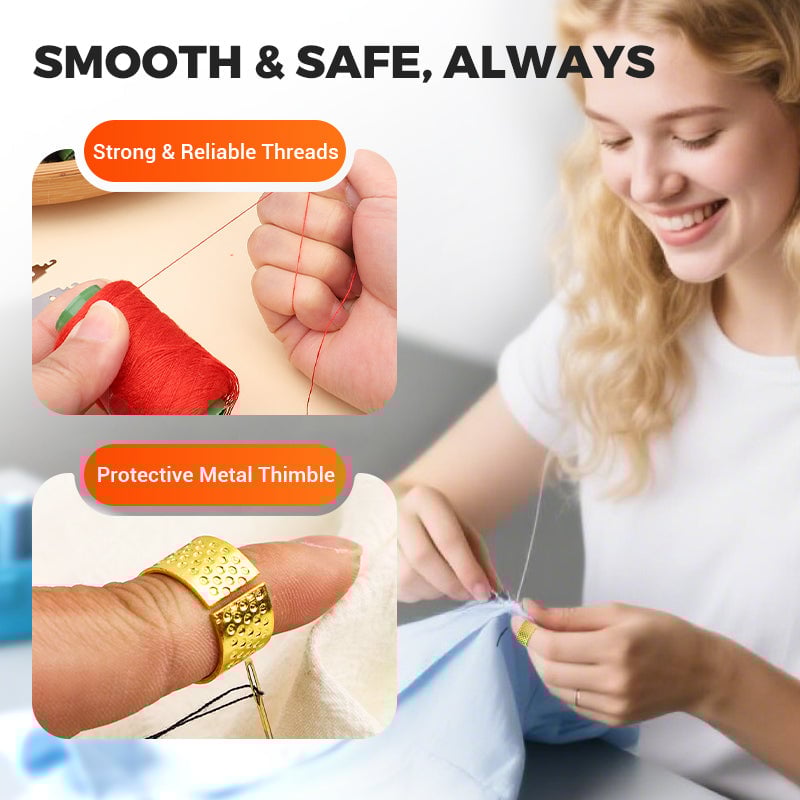 Last Day 49% OFF🔥34PCS Big Eye Steel Needles Set 🪡