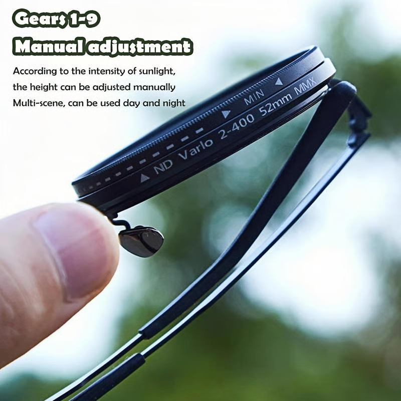 🔥Last Day 49% OFF🕶️Adjustable Tint Rounded Polarized Lenses Retro Sunglasses