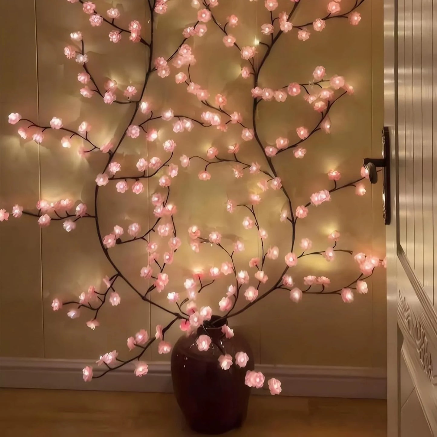 Last Day 49% OFF 🔥Cherry Blossom Tree Branch Lights for Wall(With Remote Control)