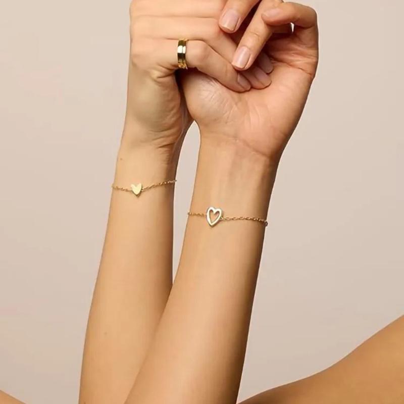 Last Day 49% OFF🔥Matching Heart Bracelets for Women
