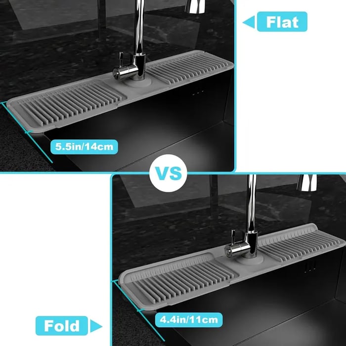 Last Day 49% OFF🔥Kitchen Sink Protector Silicone Faucet Mat