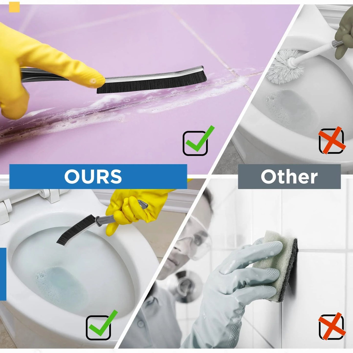 LAST DAY 49% OFFđ„Hard-Bristled Crevice Cleaning Brush
