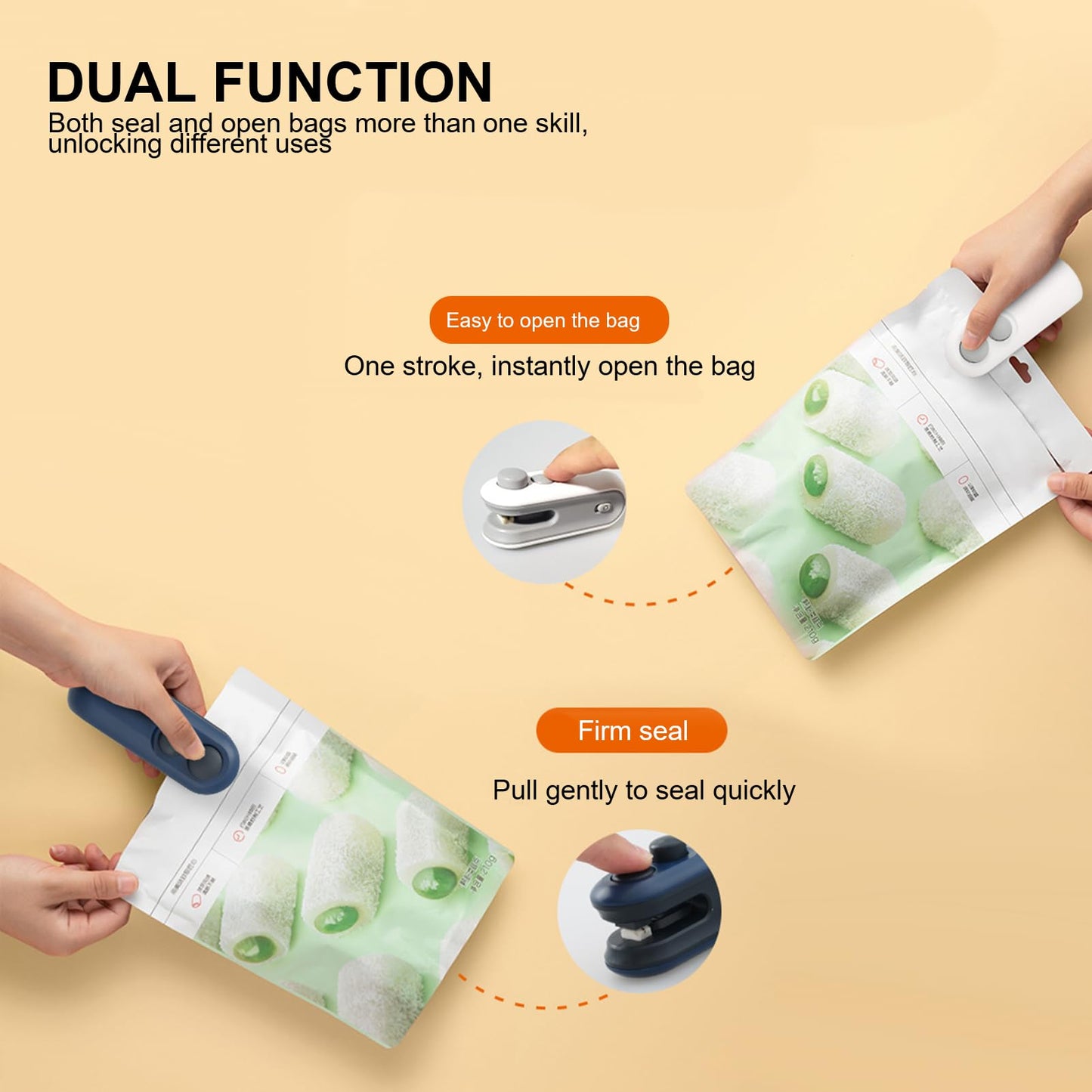 Mini snack bag sealing machine
