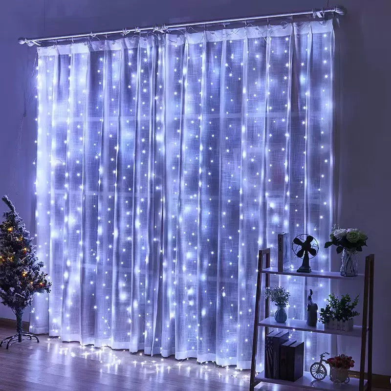 Last Day 49% OFF -π‘300 LED Curtain Fairy Lights β Instantly Brighten Any Space β¨