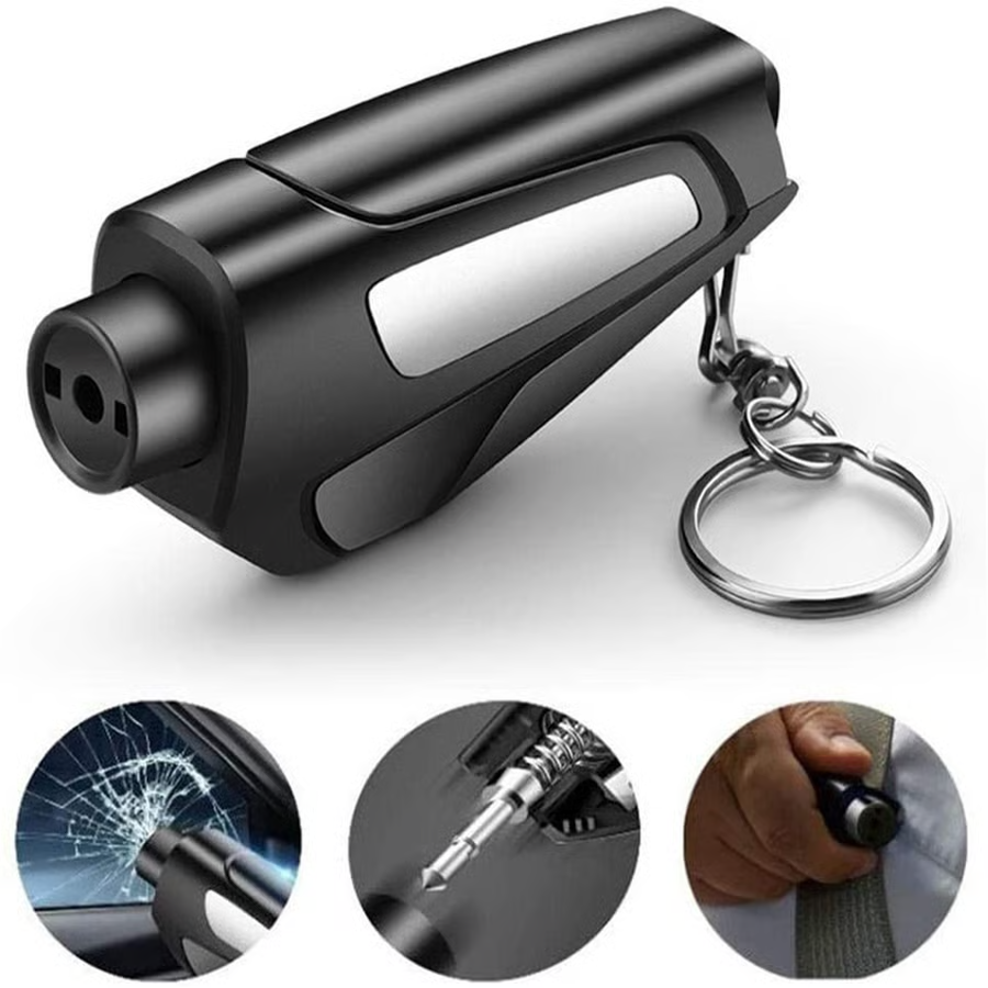 Automotive Escape Tools Window Breaker & Seatbelt Cutter