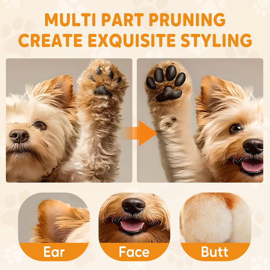 Rechargeable Pet Hair Trimmer Kit