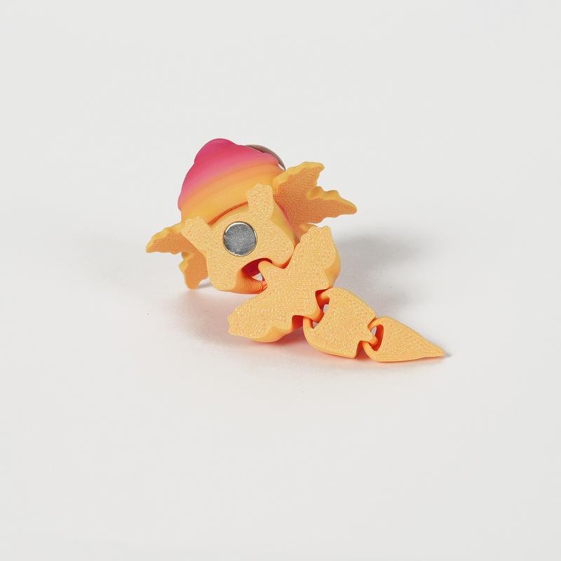 Last Day 49% OFF🔥3D Printed Magnetic Salamander Toy(Adjustable joint)