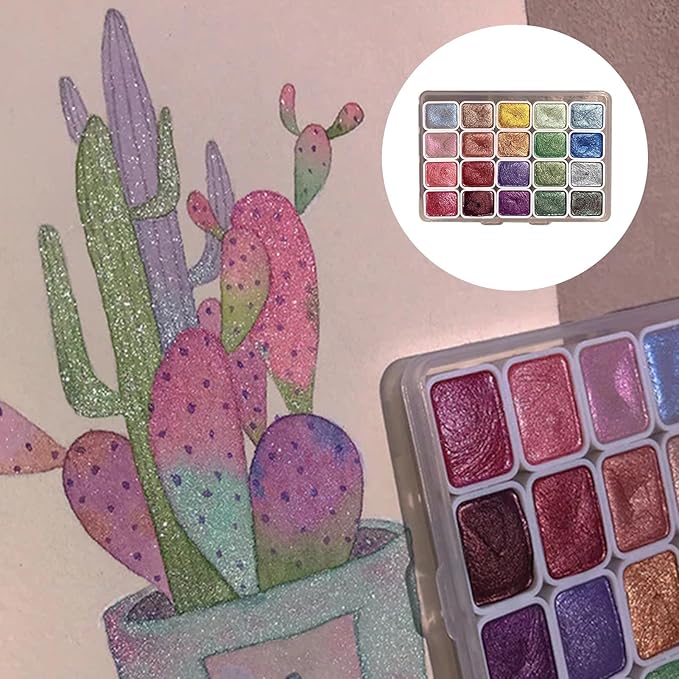 ๐2025 Pigment Sales Champion-Starry Night Pearl Watercolor Paint