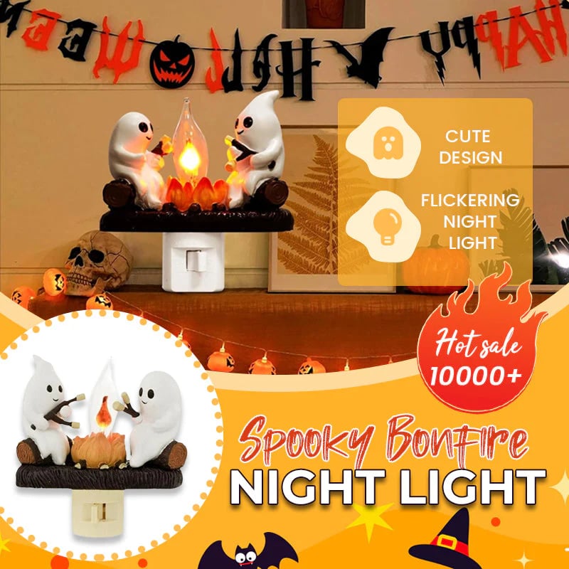 🎃Flash Sale 10K+ SOLD ✨ 2025 Ghost Campfire Flickering Nightlight👻