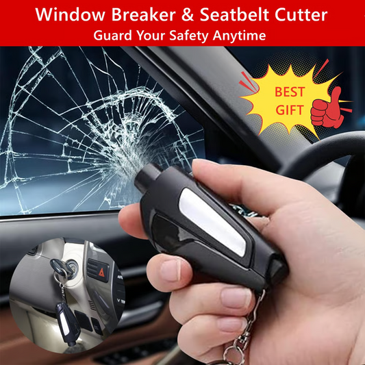 Automotive Escape Tools Window Breaker & Seatbelt Cutter