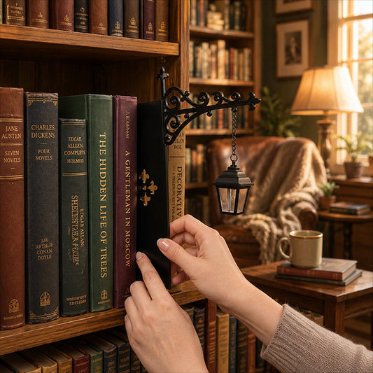 ✨ Vintage Street Lantern Book Nook Light – Bring Warmth & Charm To Your Bookshelf