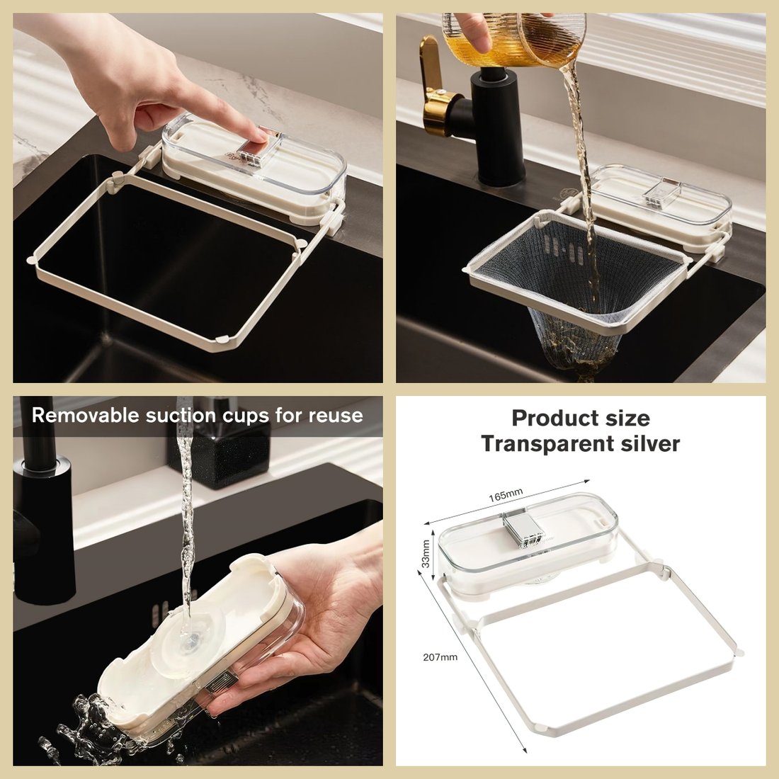 Last Day 49% OFF🔥 Disposable Sink Strainer Net – Kitchen Food Waste Filter (🎁 Free 100 Nets Included!)