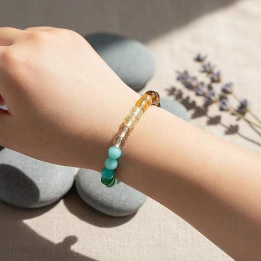 ✨Last Day 49% OFF 🔥 Wealth Energy Money Attraction Bracelet | Green Aventurine & Tiger Eye