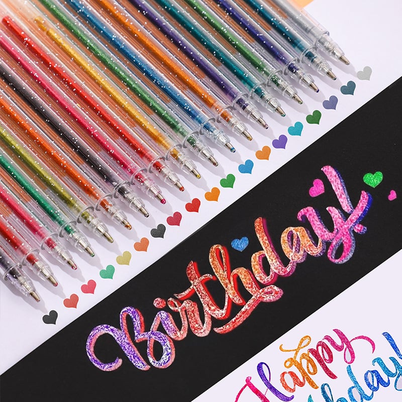 đLast Day Special 49% OFFâMetallic Vibrant Glitter Pens