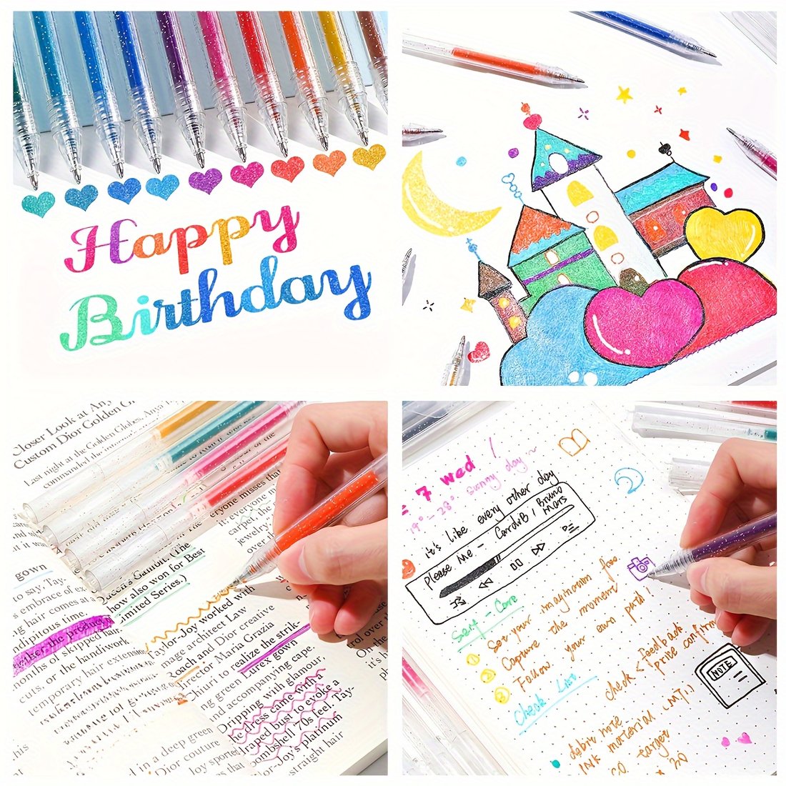 đLast Day Special 49% OFFâMetallic Vibrant Glitter Pens