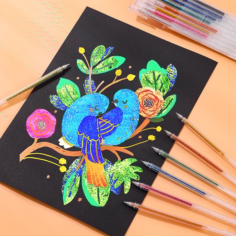 đLast Day Special 49% OFFâMetallic Vibrant Glitter Pens