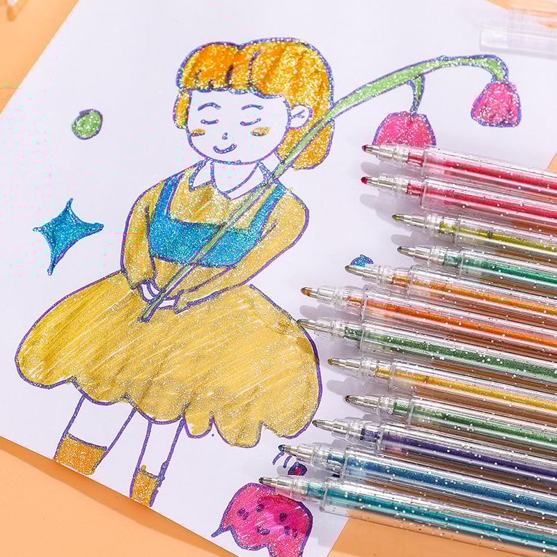đLast Day Special 49% OFFâMetallic Vibrant Glitter Pens