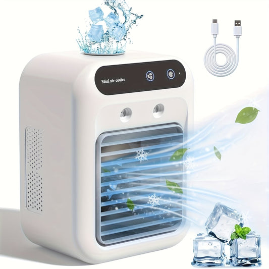 ❄️2025 New Arrival -Portable AC with 2 Speeds & 2 Mist Modes