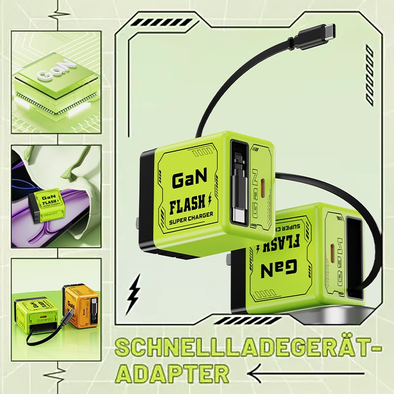 2-in-1 GaN Compatible with 120W Fast Charger