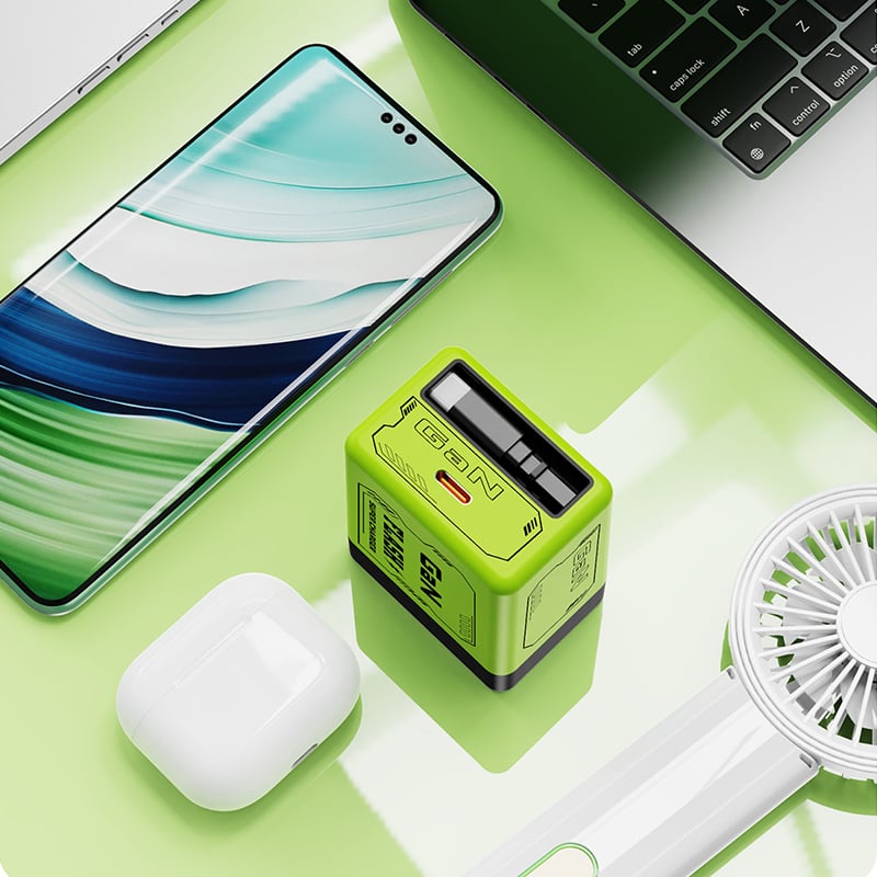 2-in-1 GaN Compatible with 120W Fast Charger