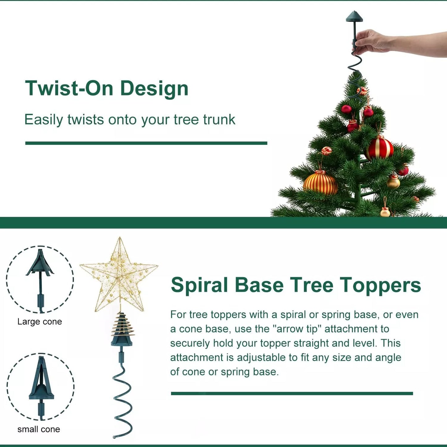 🎄Christmas Sales 49% OFF - Christmas Tree Topper Holder