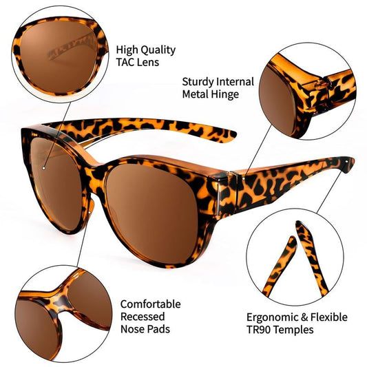π Fit-Over Polarized Sunglasses β Lightweight, UV400 & Comfortable βοΈ