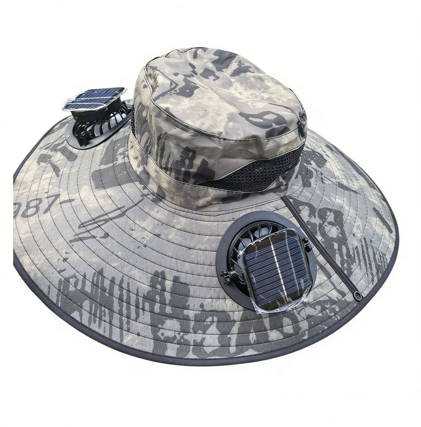 Solar Fan Hat ☀️ — Stay Cool for Yard Work, Fishing & Summer Heat