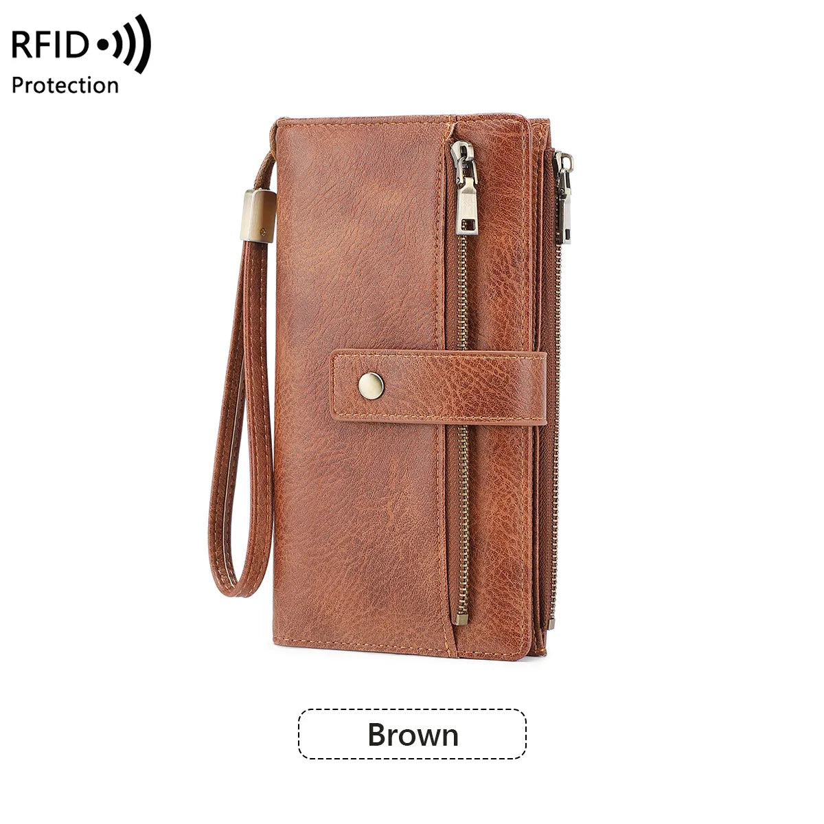 ✨ Elegant RFID Long Wallet – Stylish, Spacious & Easy to Carry