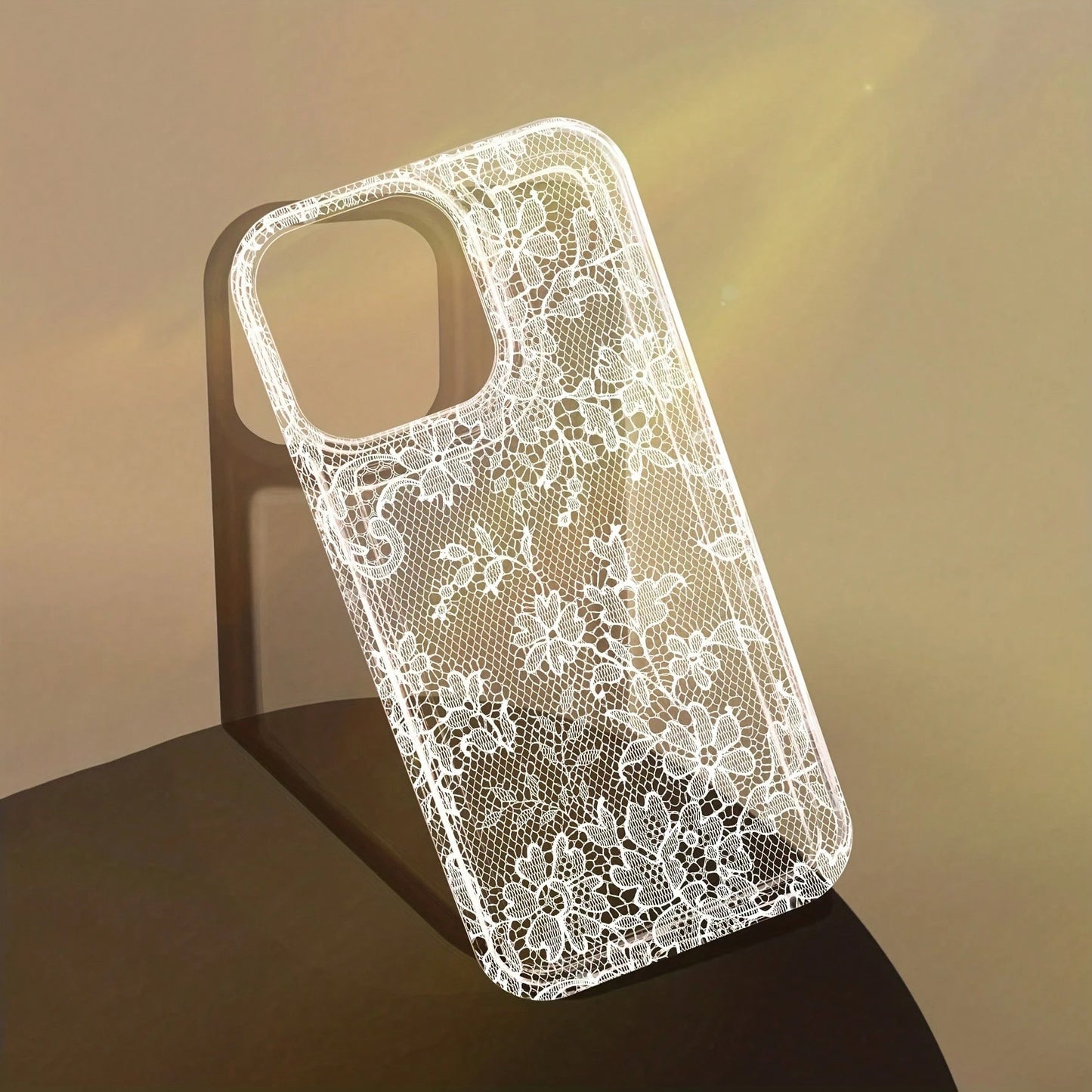 White Lace Clear Case ✨ | Pretty Protection for Your Everyday Phone Style