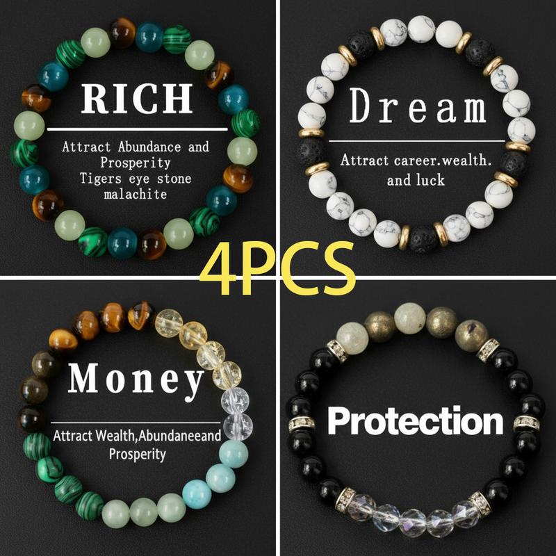 ✨Last Day 49% OFF 🔥 Wealth Energy Money Attraction Bracelet | Green Aventurine & Tiger Eye