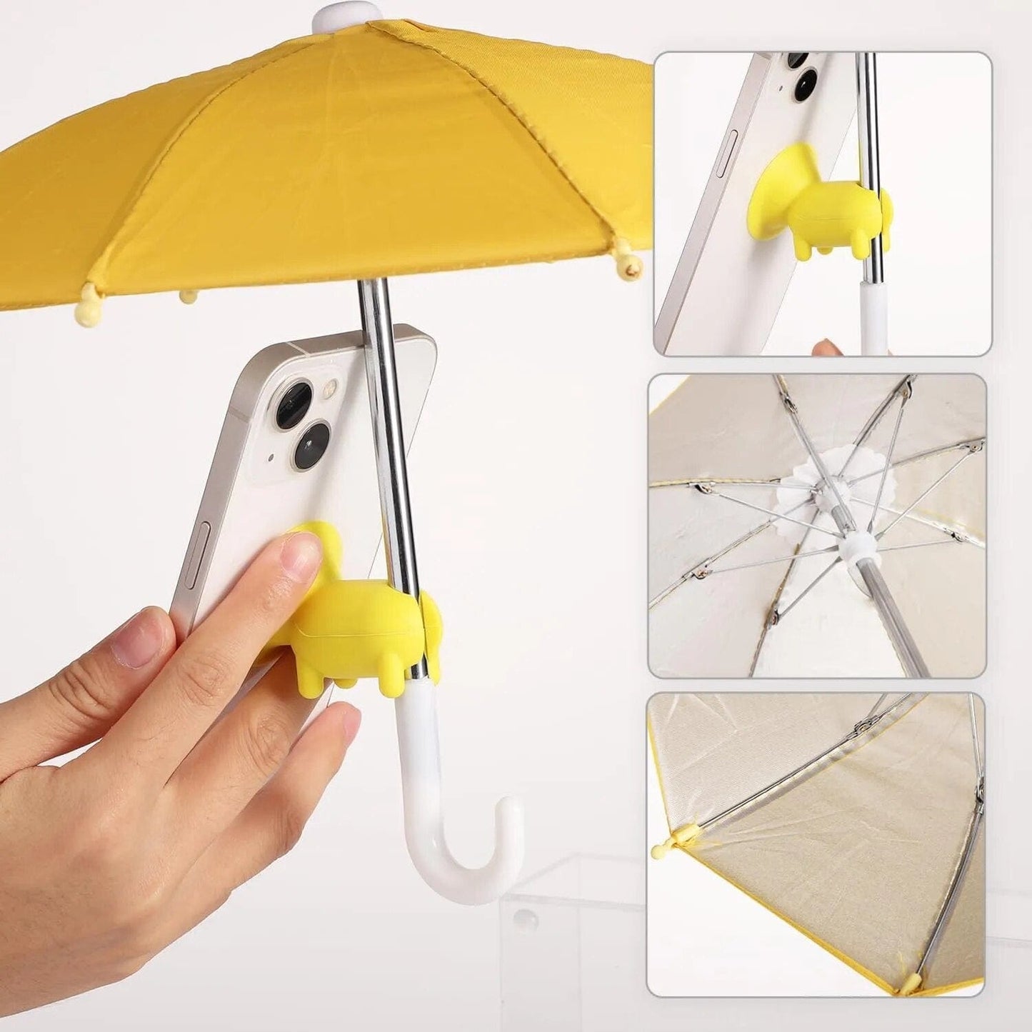 ☀️ Bring Vacation Vibes Anywhere — The Playful Outdoor Phone Umbrella Holder
