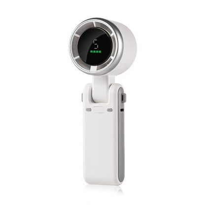 ❄️ Turbo Portable Fan – 5 Speeds, Rechargeable & Travel-Ready