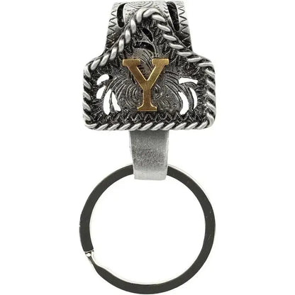 Cow Tag Belt Key Holder 🔑 | Western Style Clip + Custom Initial 🤠